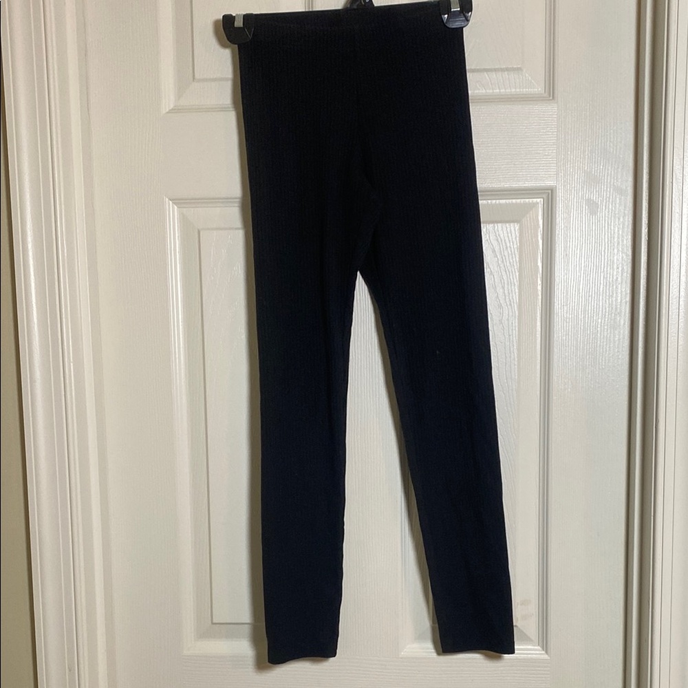 Old Navy Black Leggings Sleek Stretchy Full-Length